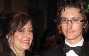 Carol Hasson and son David Larson